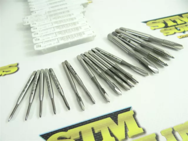 17 New! Osg Hss 2 Flute Spiral Point Plug Taps #2-56 #6-32 #8-32 & 1/4"-20