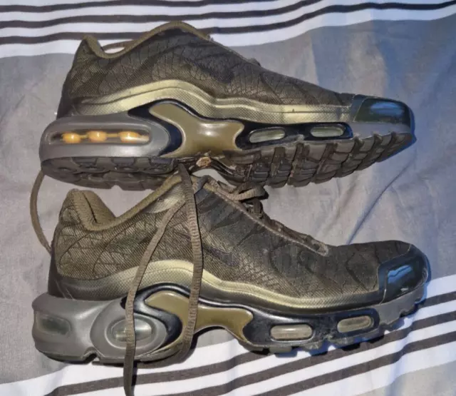 SIZE UK 6.5 Nike Air Max Plus TN Khaki Green 60.00 PicClick UK