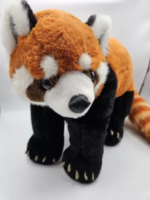 Melissa & Doug Lifelike Plush Red Panda Large Standing Stuffed Animal