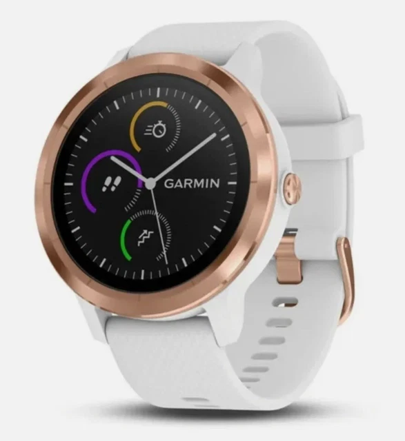 Garmin vivoactive 4s white rose gold gps smartwatch 2025