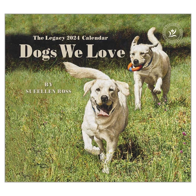 LEGACY 2024 CALENDAR Dogs We Love Calender Fits Wall Frame 26.03