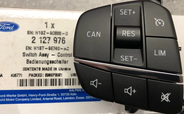 GENUINE FORD FOCUS Mk4 Fiesta Mk8 Custom O/S Steering Wheel Switch ...