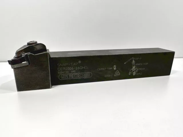 SECO CER1006-16QHD Used Lathe Tool Holder 1" Shank 1pc