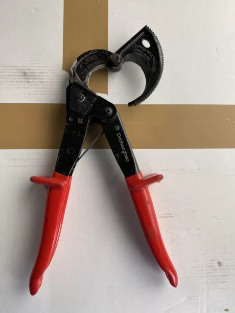 Heavy Duty Ratchet Cable Cutter Cut up to 240mm² Ratcheting Wire Cut Hand Tool