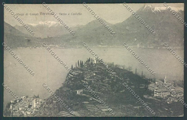Lecco Varenna Vezio cartolina LQ4699