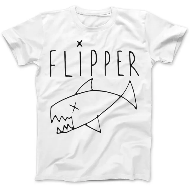 T-Shirt Flipper as Worn by Kurt Cobain 100 % Baumwolle Daniel Johnston Grunge