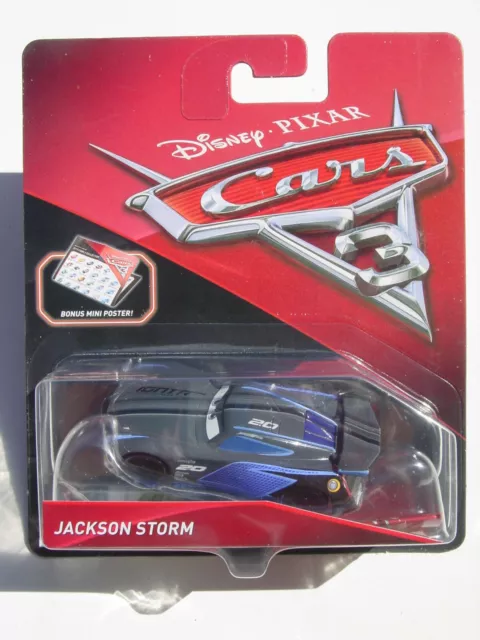 Nos New 2018 Fresh Case Pull Disney Pixar Cars Thunder Hollow Jackson Storm Mip!