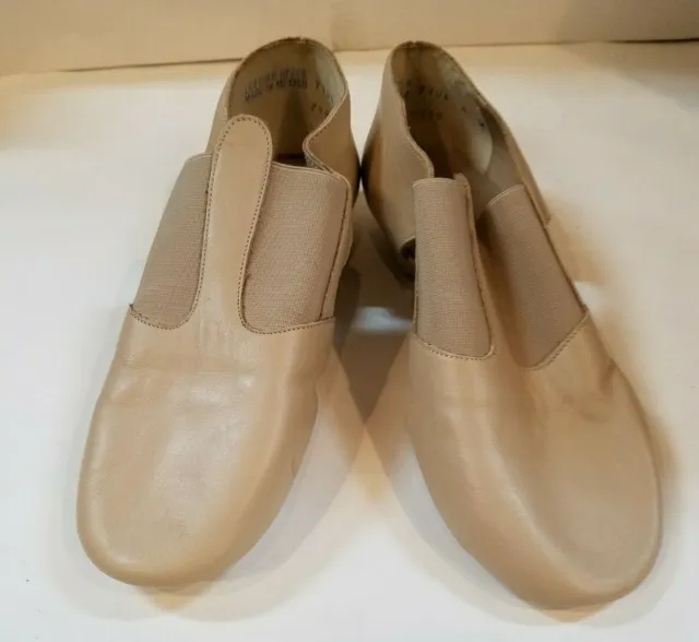 Leo's 7106 Tan Adult Size 10M Mercea Leather Split Sole Jazz Shoes