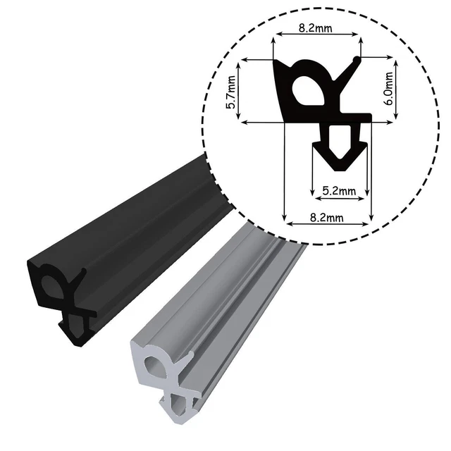 Guarnizione EPDM Nero Per Porte E Finestre, Paraspifferi - Foto 8