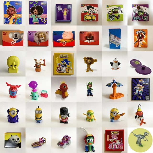 LOTTO STOCK 36 Sorprese Happy Meal McDonald's Minions Sing 2 Jurassic