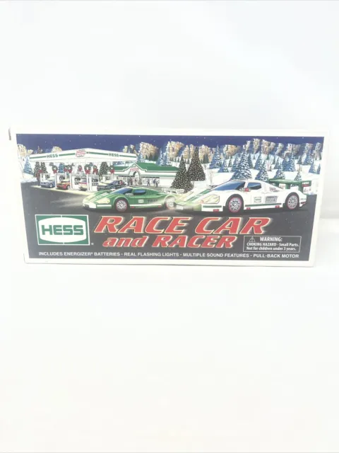 BRAND NEW  In Box HESS 2009 Toy Race Car and Racer - Lights And Sound.