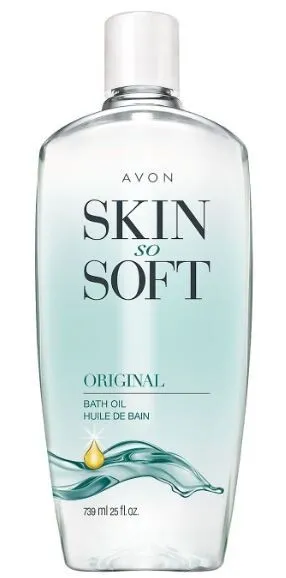 Botella de aceite de baño original unisex Avon Skin so suave 16,9 oz