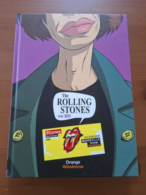 The Rolling Stones En Bd / Édition Limitée Concert Orange Vélodrome 2018 Superbe