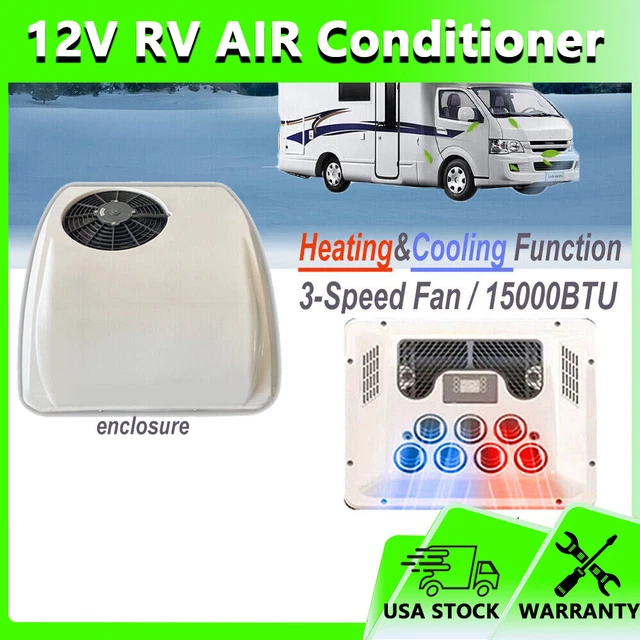 RV AIR CONDITIONER 12V rooftop electric AC Unit fit motorhome Trailer