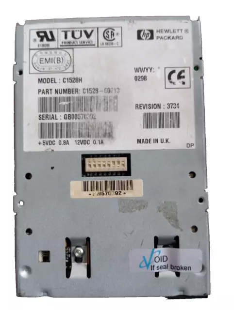 HP C1533A / C1528H DDS2 4/8GB DAT SCSI TAPE DRIVE - no bezel £75 + VAT 2
