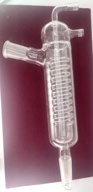 Chemglass Friedrichs Condenser 24/40 Joint GL 14 Coil Used Laboratory Overstock