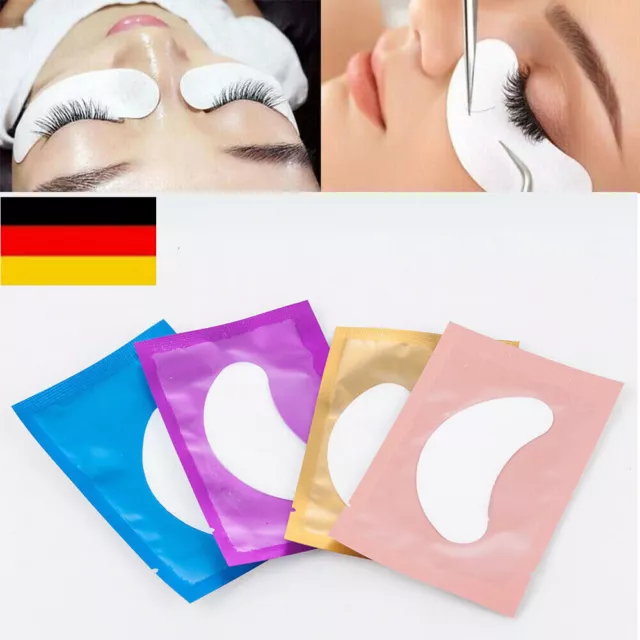 1-100* Augenpads Wimpernverlängerung Augengelpads Augen Gel Pads Patches Lashes