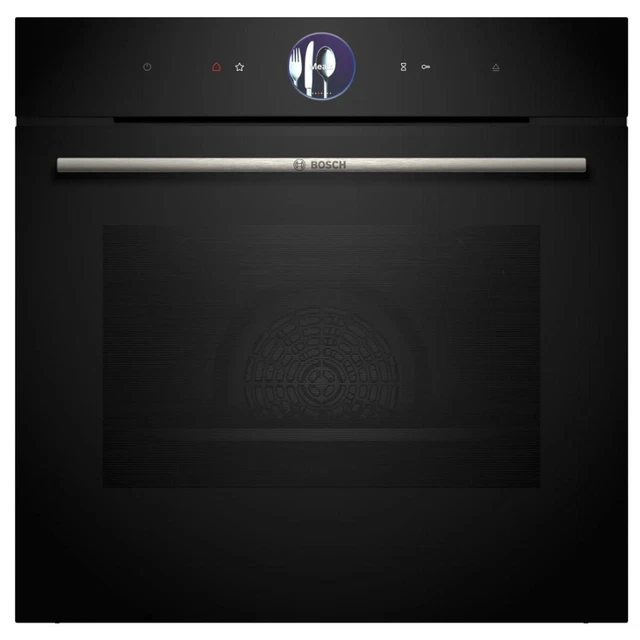 bosch four intégrable combi vapeur 71l 60cm a+ pyrolyse noir HRG7764B1