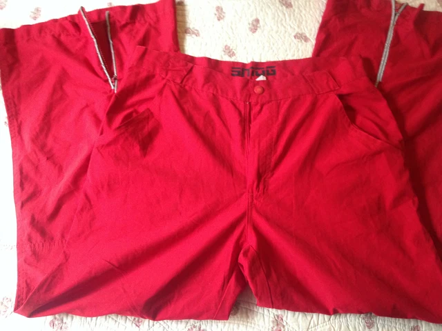 Pantalon Pantacourt SMOG Unisexe Rouge - Taille 40, Polyester, Style Capri - Occasion Très Bon état