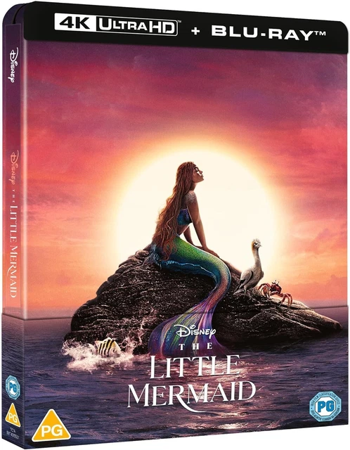 DISNEY THE LITTLE Mermaid 2023 4k UHD SteelBook NEW & SEALED Limited 2