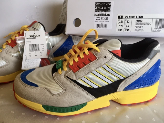 Adidas ZX 8000 LEGO  US 12,5  UK 12  EU 47 1/3  -  NEU!