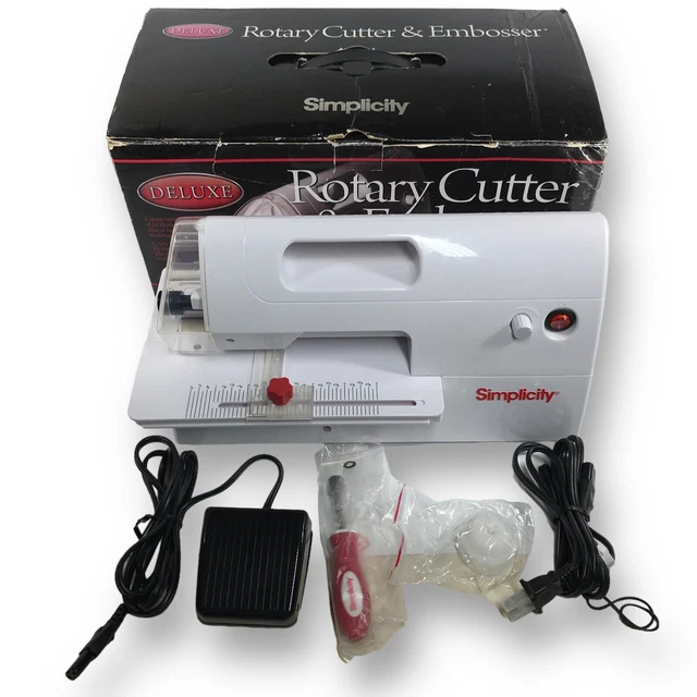 SIMPLICITY DELUXE ROTARY Cutter & Embosser Machine Model 881711
