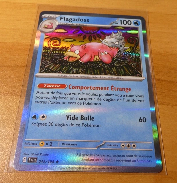 POKEMON ESCARLATE ET PURPLE FRANCAISE CARD CARDS Flagadoss 043/198 HOLO FR JCC M