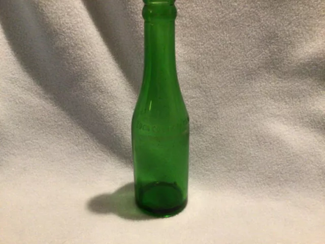 Coca-Cola 7 oz straight side emerald green bottle Cedar Rapids, IA