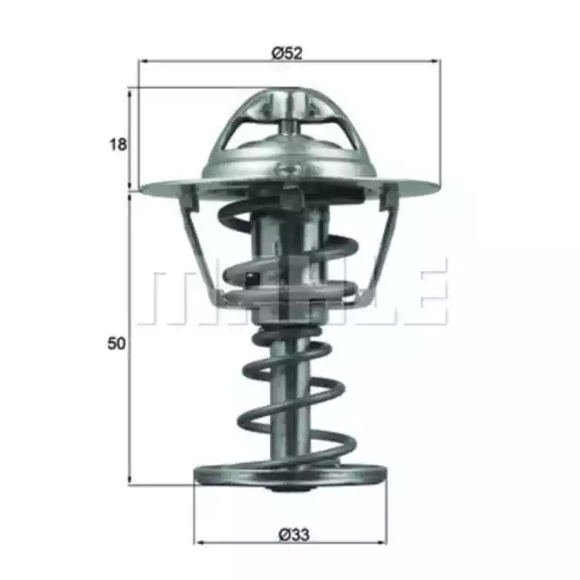 Thermostat Kühlmittel MAHLE TX 126 82D für Citroën Peugeot C1