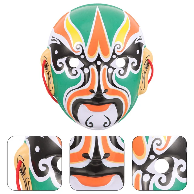 Maschera da opera cinese, maschera da opera, oggetti di scena, spettacolo teatrale,