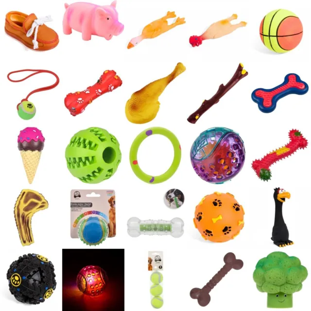 Jouets Pour Chien Animaux De Compagnie En Caoutchouc Latex Plastique Queaky...