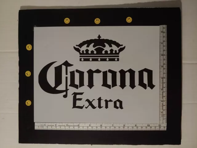 Corona Extra Beers Beer 8.5" x 11" Custom Stencil FAST FREE SHIPPING