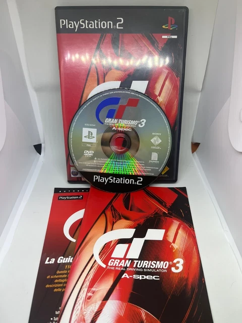 Gran turismo 3 A-spec pal playstation 2 ps2 originale funzionante completo usato