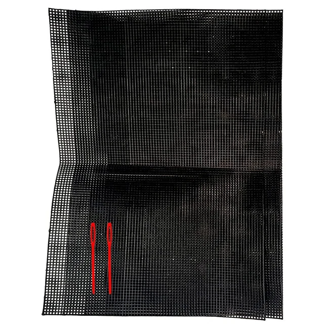 Rete Per Borse All'Uncinetto - Set 7 Pezzi Di Tela A Maglia Plastica Per Ricamo E Artigianato - Foto 6