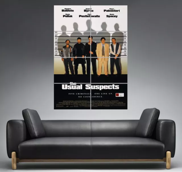 The Usual Suspect Affiche Cinéma Wall Poster Movie Film Classic format A0