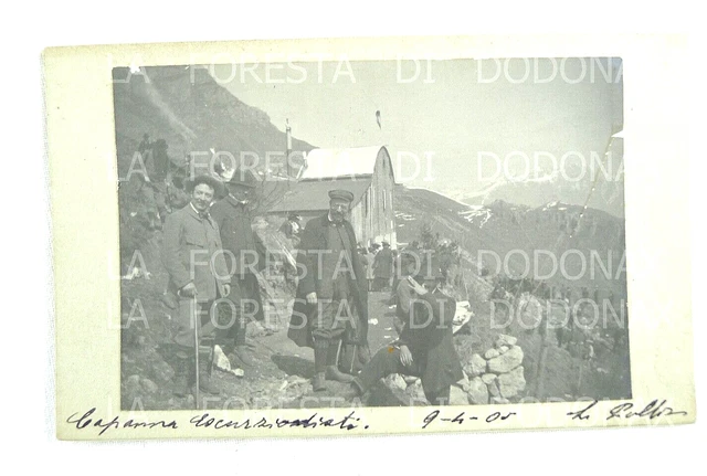 Lecco Rifugio Grigna 1905 Alpinismo Montagna Vecchia Foto Fotografia Vintage