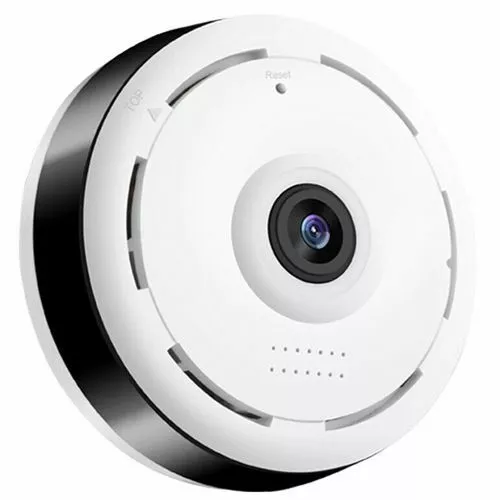1080P HD Fish Eye Camera with Wi-Fi and DVR Smartphone App Surveillance