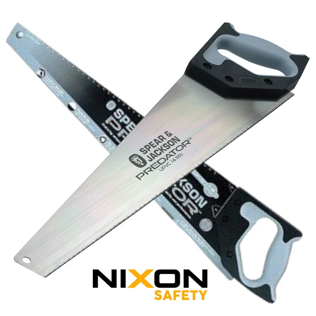 SPEAR & JACKSON Hand Saw 20” UPVC Predator Plastic Cutting 14 PPI