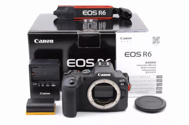 [31711 shots / Top Mint in Box] Canon EOS R6 20.1MP Mirrorless Camera Black #01