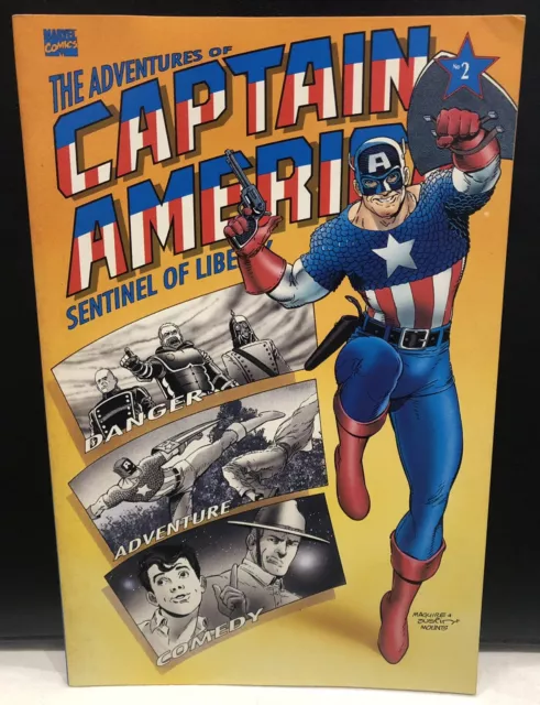 THE ADVENTURES OF CAPTAIN AMERICA SENTINEL OF LIBERTY #2 Comic Newsstand Novel