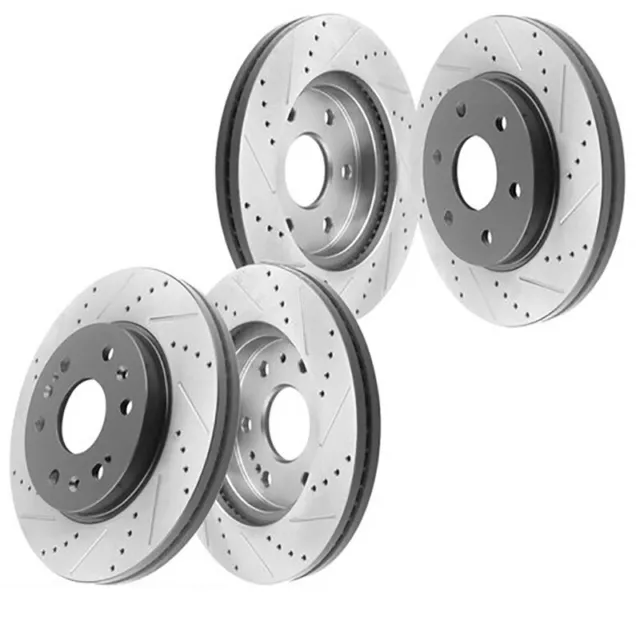 4X4 Front & Rear Brake Rotors for 2005 2006- 2008 Ford F-150 Lincoln Mark LT  A8