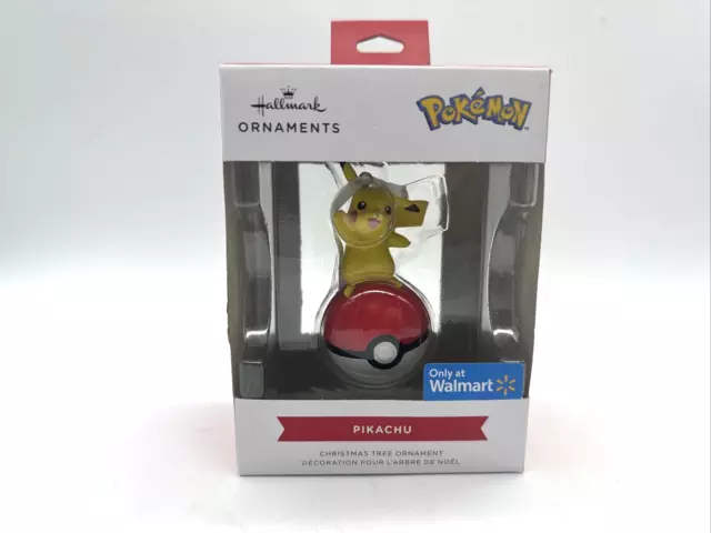 Hallmark Ornament Pokemon Pikachu on Poke Ball 2022 NIB