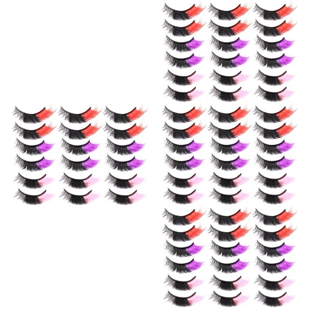 36 Pairs Soffici Ciglia Finte Ciglia Finte Visone Imitazione Soffice
