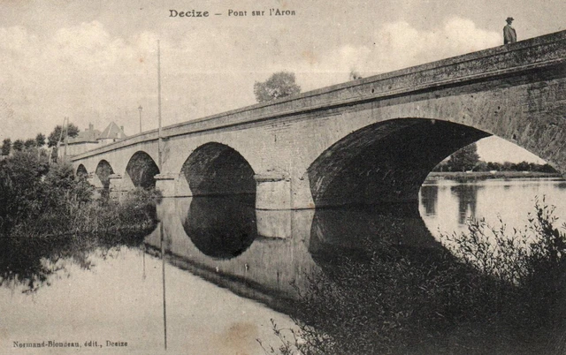 CPA 58 - DECIZE (Nièvre) - Pont sur l'Aron