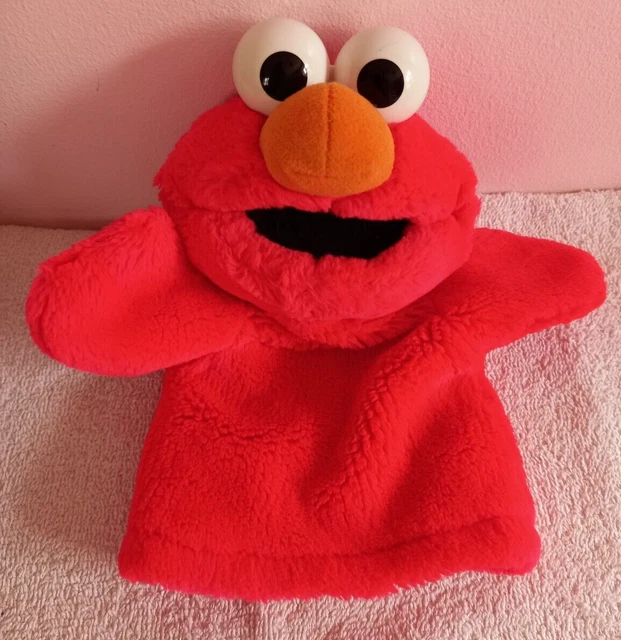 SESAME STREET ELMO Hand Puppet Vintage 1996 Tyco Soft Toy Plush Jim