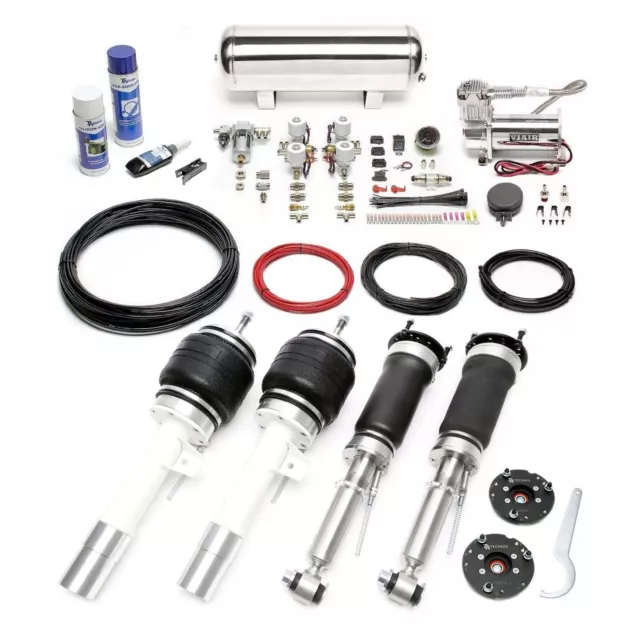 Ta technix Sospensione Pneumatica Viair Compressore Kit Argento per BMW 7er