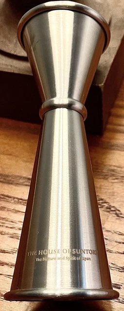 House Of Suntory Japanese Whisky Stainless Steel Cocktail Measure Bar Jigger NEW