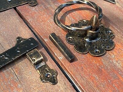 Ring gate latch, latch, gate hardware, door hardware, door handle, blacksmith 3