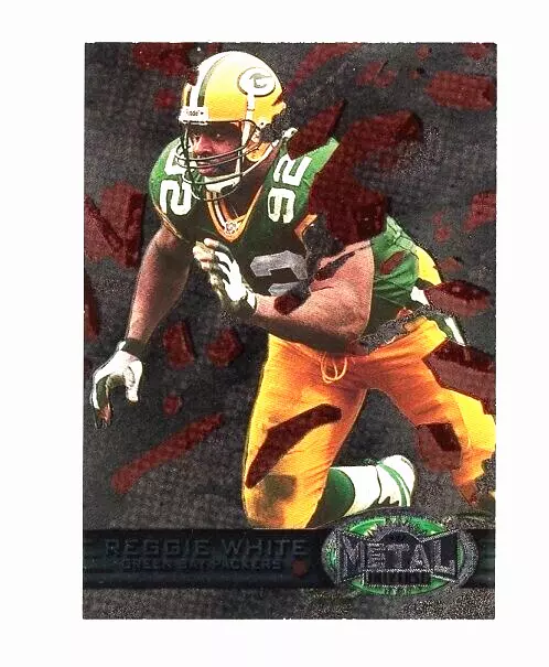 1997 Reggie White Hof Skybox Metal Universe 42 Green Bay Packers Football Card