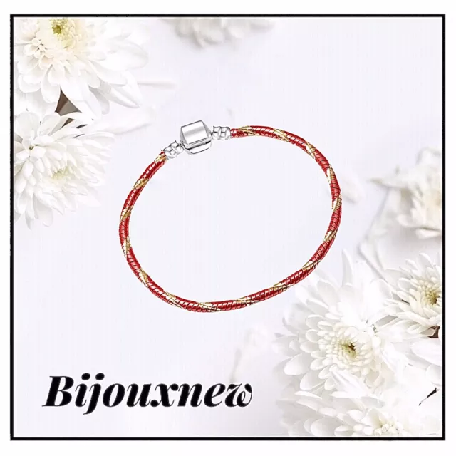 Bracelet En Argent 925 Compatible Charms Et Breloques